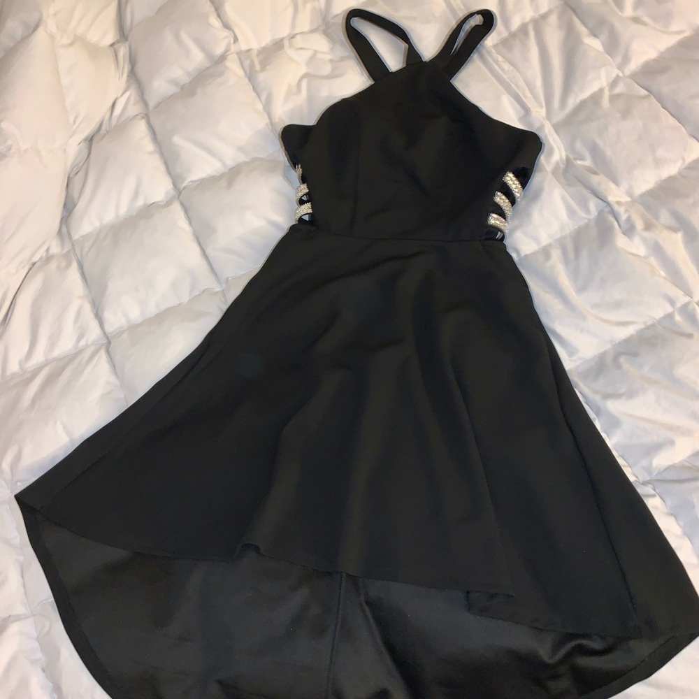 Designer Speechless Sequin Black Cocktail Dress